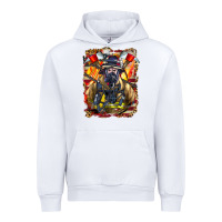 White firefighter axe and ladder Urban Hoodie - LillyAllenDesigns