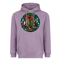 Lavender Christmas Cowboy Boots Heavyweight Hoodie - RanaPortraitStore
