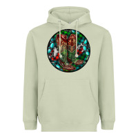 Matcha Christmas Cowboy Boots Heavyweight Hoodie - RanaPortraitStore