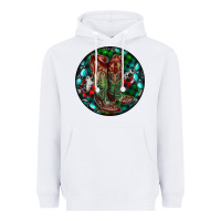 White Christmas Cowboy Boots Heavyweight Hoodie - RanaPortraitStore