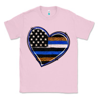 Bubblegum Pink police heart Classic Tee - RanaPortraitStore