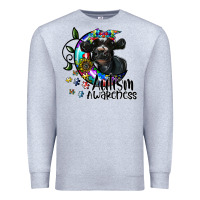 Heather Grey autism awareness Premium Sweatshirt - SublimationCraftShop