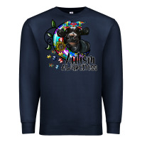 Navy autism awareness Premium Sweatshirt - SublimationCraftShop