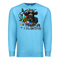 Ocean Blue autism awareness Premium Sweatshirt - SublimationCraftShop