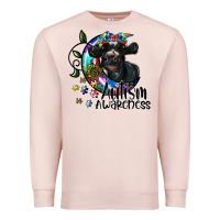Pale Pink autism awareness Premium Sweatshirt - SublimationCraftShop