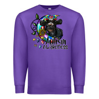 Purple autism awareness Premium Sweatshirt - SublimationCraftShop