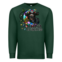 Sports Green autism awareness Premium Sweatshirt - SublimationCraftShop