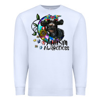 White autism awareness Premium Sweatshirt - SublimationCraftShop