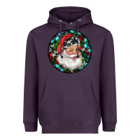 Plum Christmas Santa Claus Heavyweight Hoodie - RanaPortraitStore