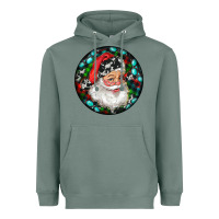 Sage Christmas Santa Claus Heavyweight Hoodie - RanaPortraitStore