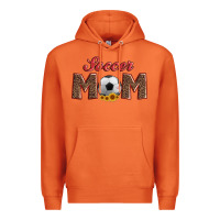 Carrot soccer mom with ball and sunflower Premium Hoodie - Artiststas