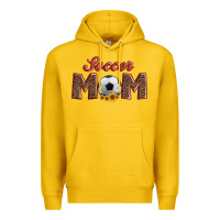 Lemon soccer mom with ball and sunflower Premium Hoodie - Artiststas