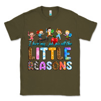 Army Green i love my job for all the little reason Classic Tee - RanaPortraitStore