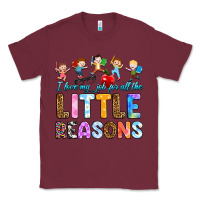 Burgundy i love my job for all the little reason Classic Tee - RanaPortraitStore