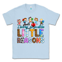 Dusty Blue i love my job for all the little reason Classic Tee - RanaPortraitStore