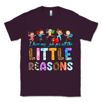 Plum i love my job for all the little reason Classic Tee - RanaPortraitStore