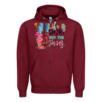 Burgundy Afro heels Zipper Hoodie - RanaPortraitStore