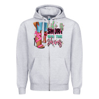 Heather Grey Afro heels Zipper Hoodie - RanaPortraitStore