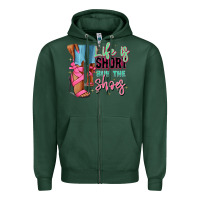Sports Green Afro heels Zipper Hoodie - RanaPortraitStore