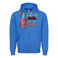 True Royal Afro heels Zipper Hoodie - RanaPortraitStore