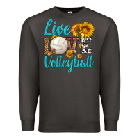 Smoke live love volleyball Premium Sweatshirt - HRA Design Shop
