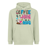 Matcha coffee is a hug in a Heavyweight Hoodie - Zillion Design Studio