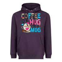 Plum coffee is a hug in a Heavyweight Hoodie - Zillion Design Studio