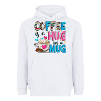White coffee is a hug in a Heavyweight Hoodie - Zillion Design Studio
