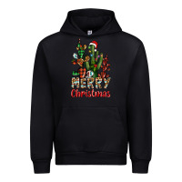 Black merry christmas cactus western Urban Hoodie - BarkalooDesign