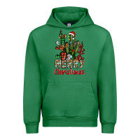 Emerald merry christmas cactus western Urban Hoodie - BarkalooDesign