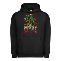 Pigment Black merry christmas cactus western Urban Hoodie - BarkalooDesign