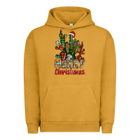 Pigment Peanut Butter merry christmas cactus western Urban Hoodie - BarkalooDesign