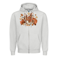 Dove Grey Melanin Christmas black girl sneakers Zipper Hoodie - RanaPortraitStore