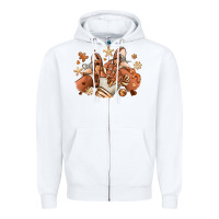 White Melanin Christmas black girl sneakers Zipper Hoodie - RanaPortraitStore