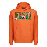 Carrot soccer mom with ball and cactus and serape licanse plate Premium Hoodie - Artiststas