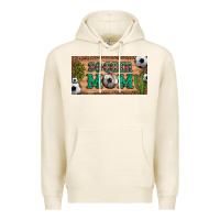 Soccer Mom With Ball And Cactus And Serape Licanse Plate Premium Hoodie | Teevron