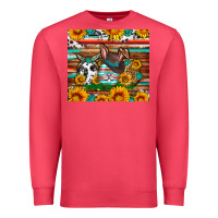 Cardinal Easter eggs sunflower gemstone tumbler Easter Day Premium Sweatshirt - Neo Western