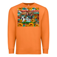 Carrot Easter eggs sunflower gemstone tumbler Easter Day Premium Sweatshirt - Neo Western