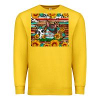 Lemon Easter eggs sunflower gemstone tumbler Easter Day Premium Sweatshirt - Neo Western