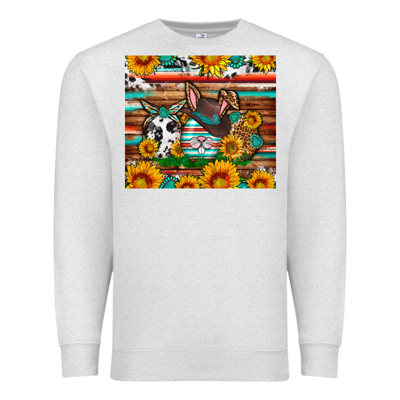 Easter Eggs Sunflower Gemstone Tumbler Easter Day Premium Sweatshirt by Neo Western | Teevron