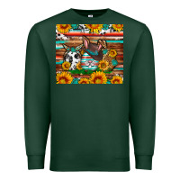 Sports Green Easter eggs sunflower gemstone tumbler Easter Day Premium Sweatshirt - Neo Western