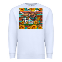 White Easter eggs sunflower gemstone tumbler Easter Day Premium Sweatshirt - Neo Western