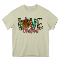 Mossy Love Snowman Heavy Core Tee - CowhideDigitalArt
