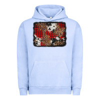 Pigment Grape Ice distressed cowhide leopard christmas background Urban Hoodie - Jasminsmagicworld