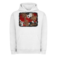 Pigment Lunar Rock distressed cowhide leopard christmas background Urban Hoodie - Jasminsmagicworld