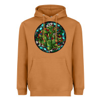 Christmas Santa Claus Round Heavyweight Hoodie | Teevron
