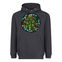 Smoke Christmas Santa Claus round Heavyweight Hoodie - RanaPortraitStore