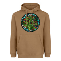 Toasted Coconut Christmas Santa Claus round Heavyweight Hoodie - RanaPortraitStore