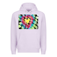 Lilac tie dye hearth shaped race flag background 3200x2400 Premium Hoodie - AdoDesignShop