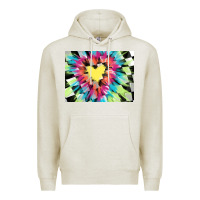 Oatmeal Heather tie dye hearth shaped race flag background 3200x2400 Premium Hoodie - AdoDesignShop
